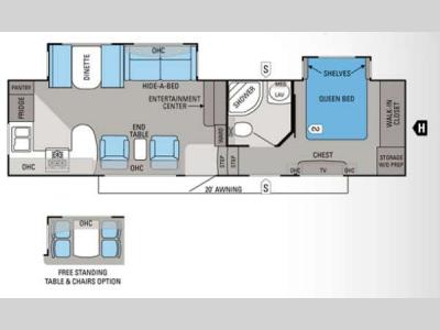 Floorplan - 2012 Jayco Eagle 313RKS