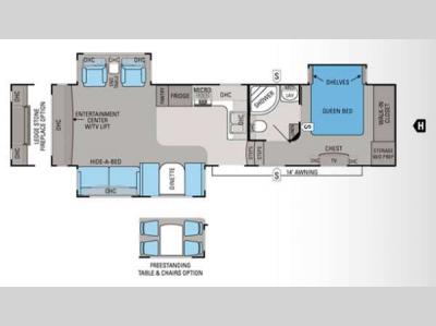 Floorplan - 2012 Jayco Eagle 321RLTS