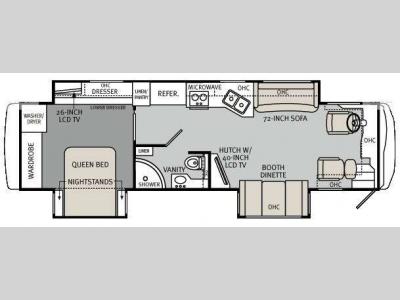 Floorplan - 2011 Monaco Knight 36 PFT