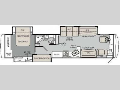 Floorplan - 2011 Monaco Knight 40 PBT