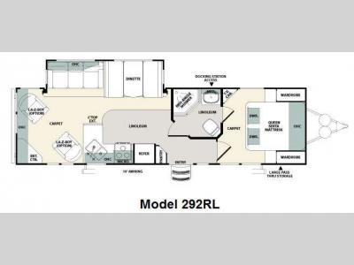Floorplan - 2012 Forest River RV Sierra 292RL