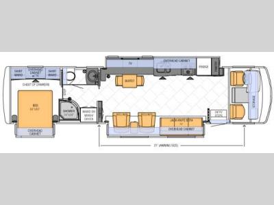 Floorplan - 2012 Newmar Canyon Star 3856
