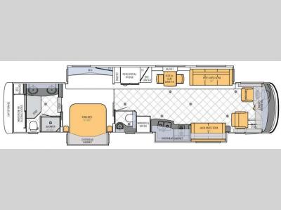 Floorplan - 2012 Newmar King Aire 4584