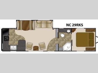 Floorplan - 2012 Heartland North Country 29RKS