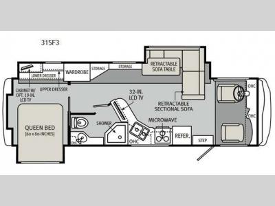 Floorplan - 2012 Holiday Rambler Aluma Lite A 31SF3