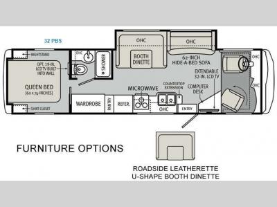 Floorplan - 2012 Holiday Rambler Aluma Lite A 32PBS