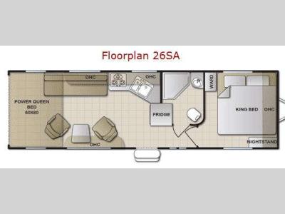 Floorplan - 2011 MVP RV EnvY 26SA