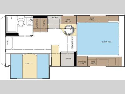 Floorplan - 2012 Lance 1050S