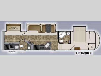 Floorplan - 2012 Heartland ElkRidge 36QBCK