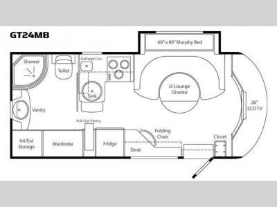 Floorplan - 2012 Triple E  Regency GT24 GT24MB
