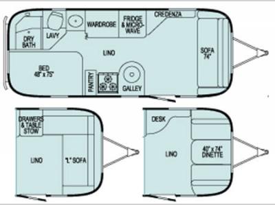 Floorplan - 2006 Airstream RV Safari 23