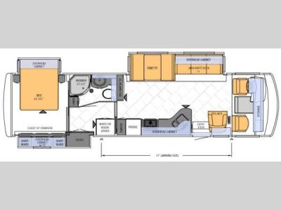 Floorplan - 2012 Newmar Canyon Star 3511