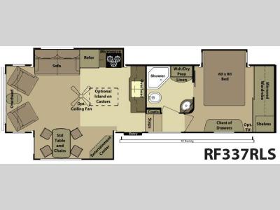 Floorplan - 2012 Open Range RV Roamer RF337RLS