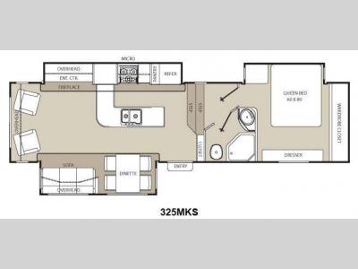 Floorplan - 2012 Coachmen RV Chaparral 325MKS