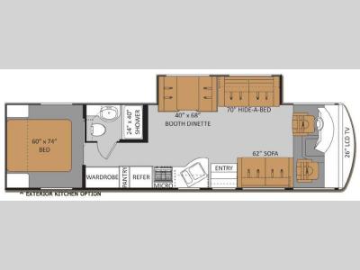 Floorplan - 2012 Thor Motor Coach Daybreak 34SS