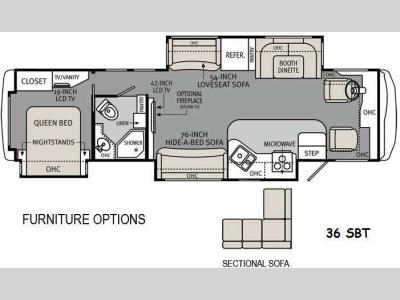 Floorplan - 2012 Holiday Rambler Vacationer 36SBT