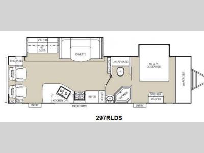 Floorplan - 2012 Coachmen RV Freedom Express 297RLDS