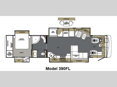Floorplan - 2012 Forest River RV Berkshire 390FL