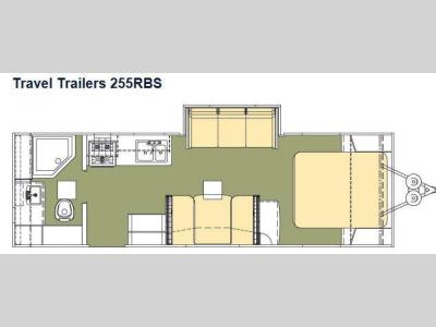Floorplan - 2012 Shasta RVs Oasis 255RBS