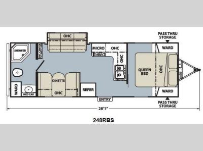 Floorplan - 2012 Coachmen RV Apex Ultra-Lite 248 RBS
