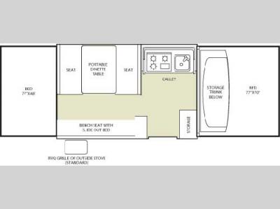 Floorplan - 2006 Fleetwood RV Americana Cheyenne