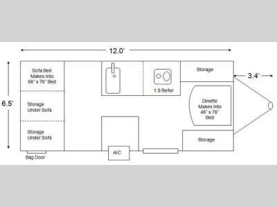 Floorplan - 2012 ALiner Ranger Ranger