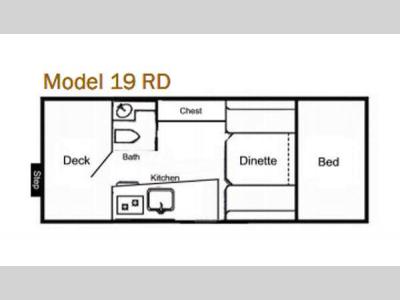 Floorplan - 2012 TrailManor Sport Series 19RD