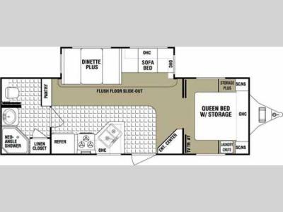 Floorplan - 2006 Dutchmen RV Colorado 26FB-DSL