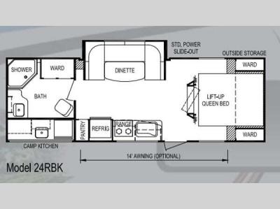 Floorplan - 2012 Skyline Koala 24RBK