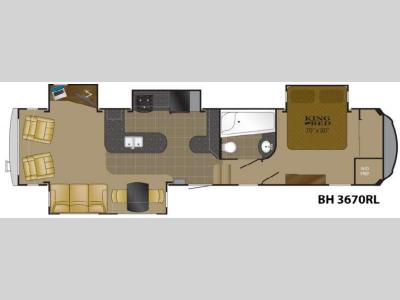 Floorplan - 2013 Heartland Bighorn 3670RL