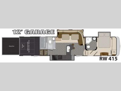 Floorplan - 2013 Heartland Road Warrior 415