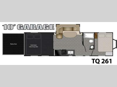 Floorplan - 2013 Heartland Torque TQ 261