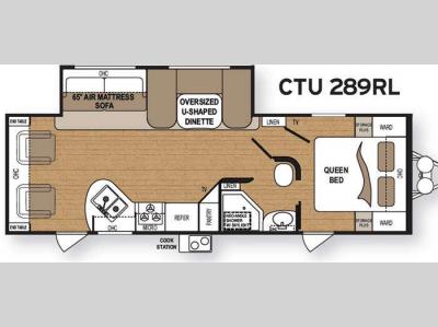 Floorplan - 2012 Dutchmen RV Coleman CTU 289RL