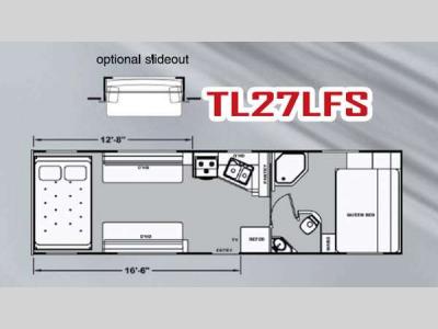 Floorplan - 2013 Eclipse Attitude Wide Lite TL27LFS
