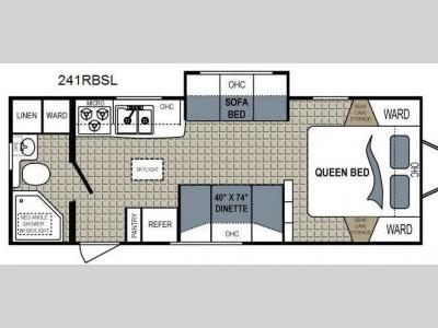 Floorplan - 2013 Dutchmen RV Kodiak 241RBSL