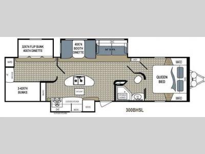 Floorplan - 2013 Dutchmen RV Kodiak 300BHSL