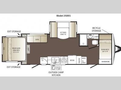 Floorplan - 2013 Keystone RV Outback 250RS