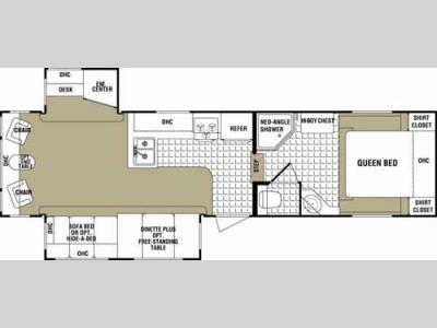 Floorplan - 2006 Dutchmen RV Colorado 32QB-M5