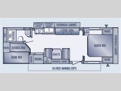 Floorplan - 2006 Jayco Jay Feather LGT 29Y