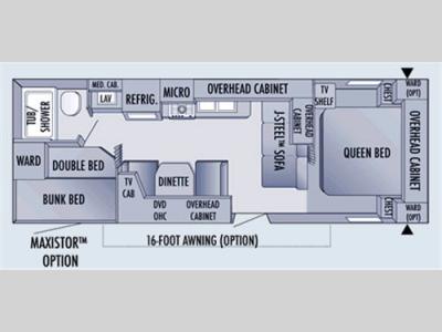 Floorplan - 2006 Jayco Jay Flight 27BH