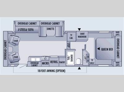 Floorplan - 2006 Jayco Jay Flight 27.5RLS