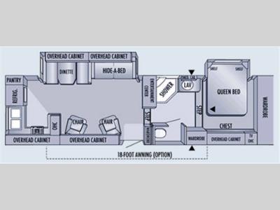 Floorplan - 2006 Jayco Eagle 323RKS