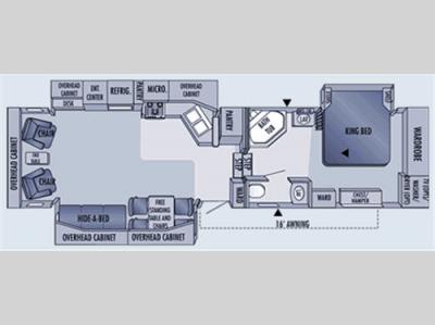 Floorplan - 2006 Jayco Designer 36RLTS