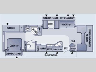 Floorplan - 2006 Jayco Seneca HD 34SS