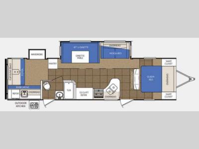 Floorplan - 2013 Prime Time Manufacturing LaCrosse 319QBS