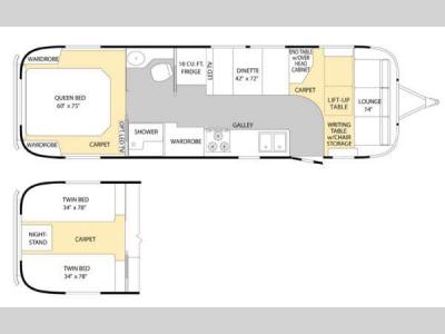 Floorplan - 2013 Airstream RV Classic 30