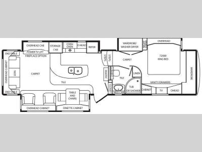 Floorplan - 2013 DRV Luxury Suites Mobile Suites 36 TKSB3