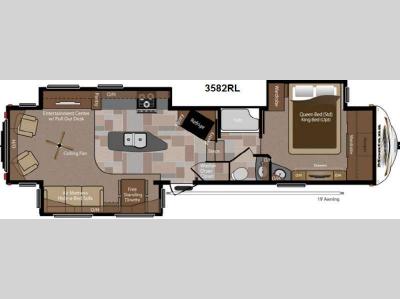 Floorplan - 2013 Keystone RV Montana 3582 RL