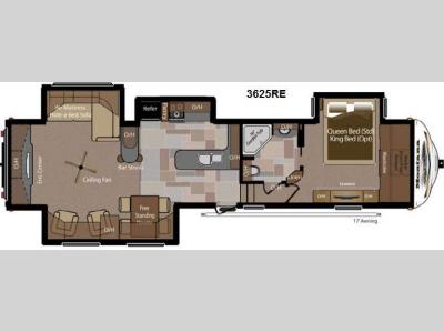 Floorplan - 2013 Keystone RV Montana 3625 RE