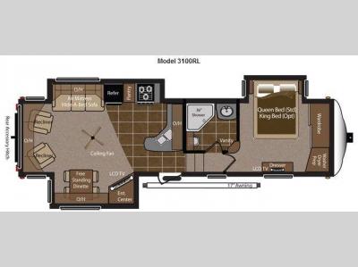 Floorplan - 2013 Keystone RV Montana Big Sky 3100 RL